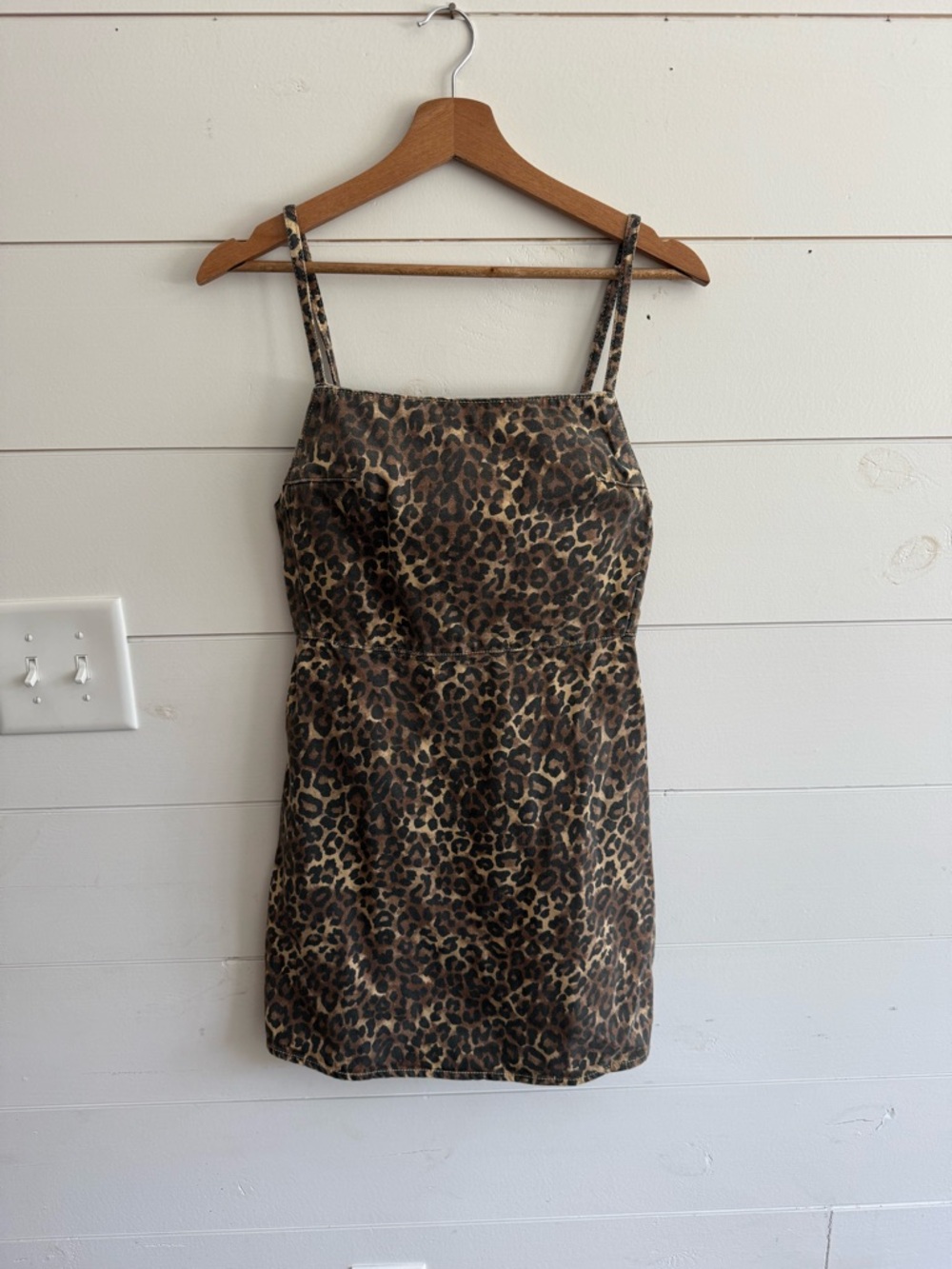 Zara mini denim dress